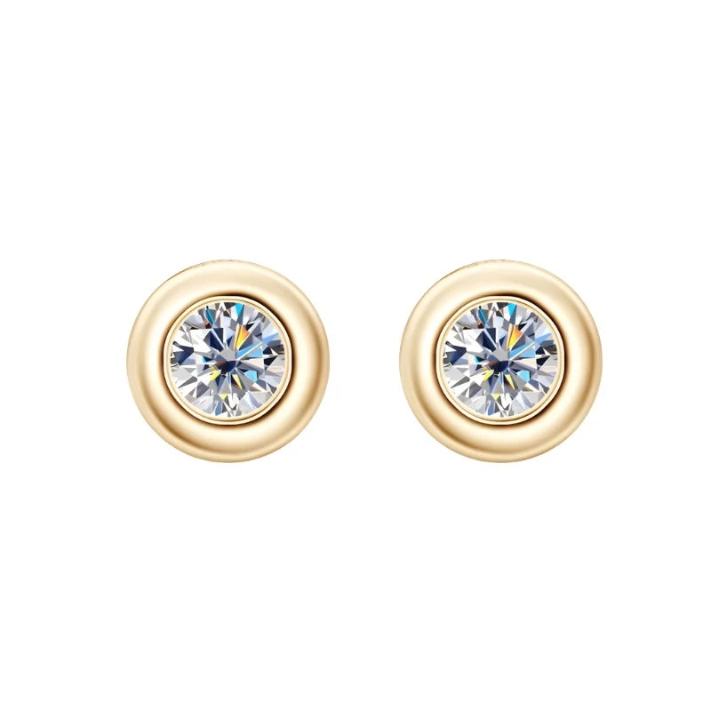 Eteri Mini Stud Earrings Yellow Gold Vermeil