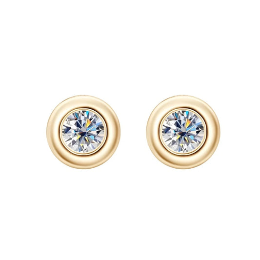 Eteri Mini Stud Earrings Yellow Gold Vermeil